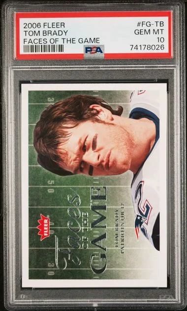 2006 Fleer Tom Brady Faces Of The Game #FG-TB card image