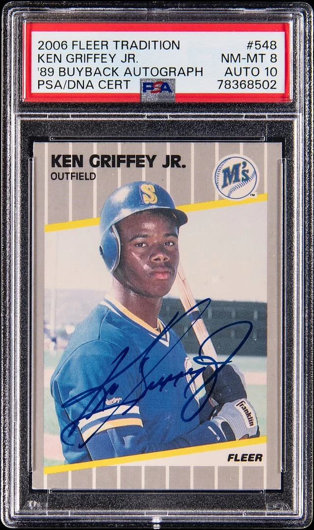 2006 Fleer Tradition Ken Griffey Jr. 89 Buyback Autograph #548 card image