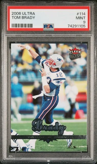 2006 Fleer Ultra Tom Brady Gold Medallion #114 card image