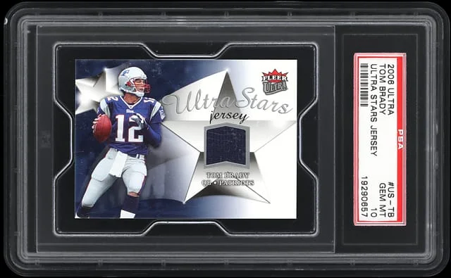 2006 Fleer Ultra Tom Brady Stars Jersey #US-TB card image
