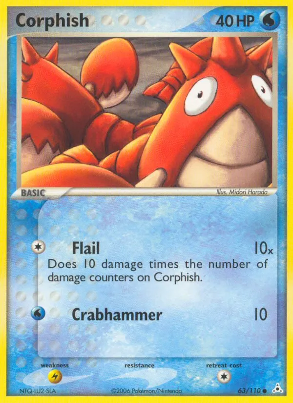 2006 Holon Phantoms Corphish #063/110 Common card image