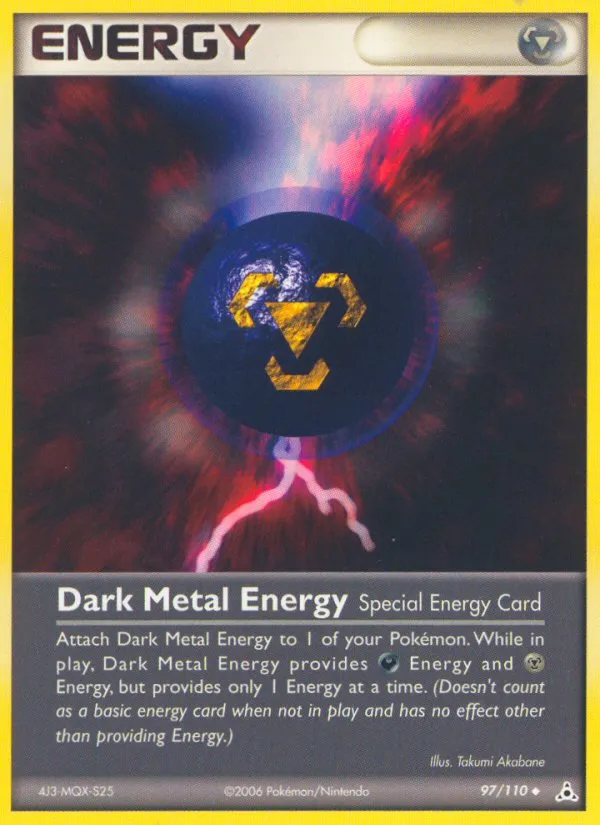 2006 Holon Phantoms Dark Metal Energy #097/110 Uncommon card image