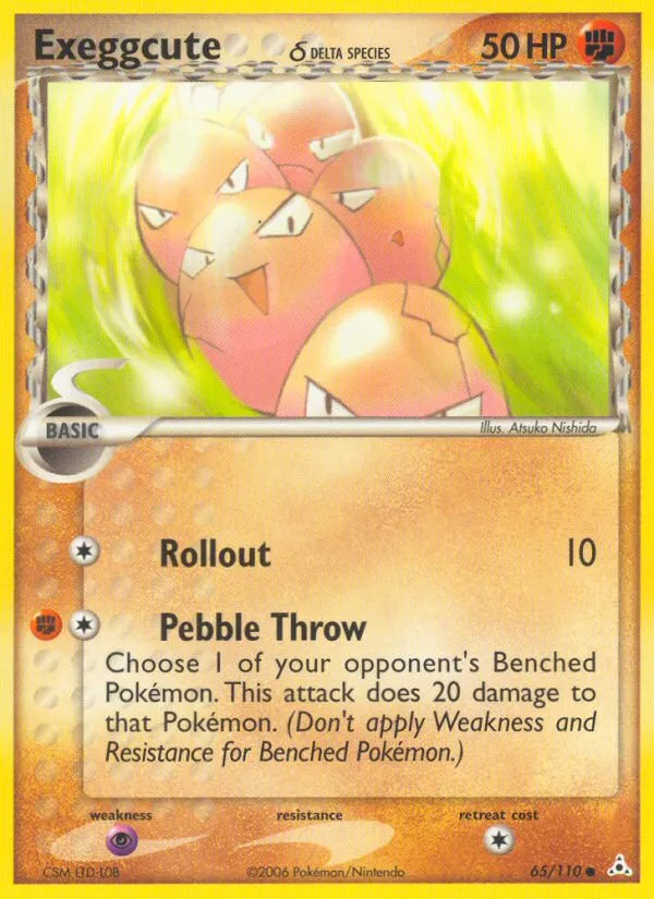 2006 Holon Phantoms Exeggcute δ Common #065/110 Common card image