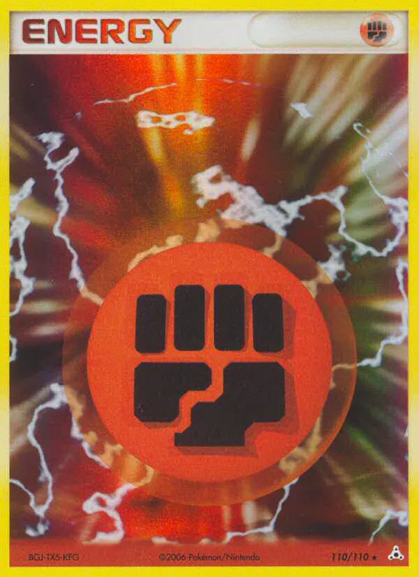 2006 Holon Phantoms Fighting Energy Rare Holo #110/110 Rare Holo card image