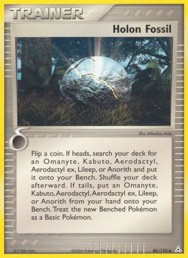 2006 Holon Phantoms Holon Fossil #086/110 Uncommon card image