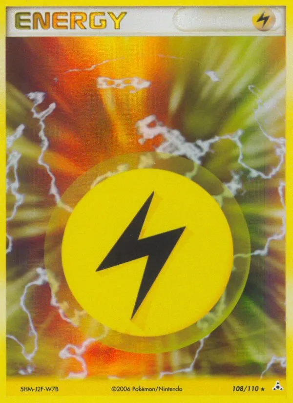 2006 Holon Phantoms Lightning Energy Rare Holo #108/110 Rare Holo card image