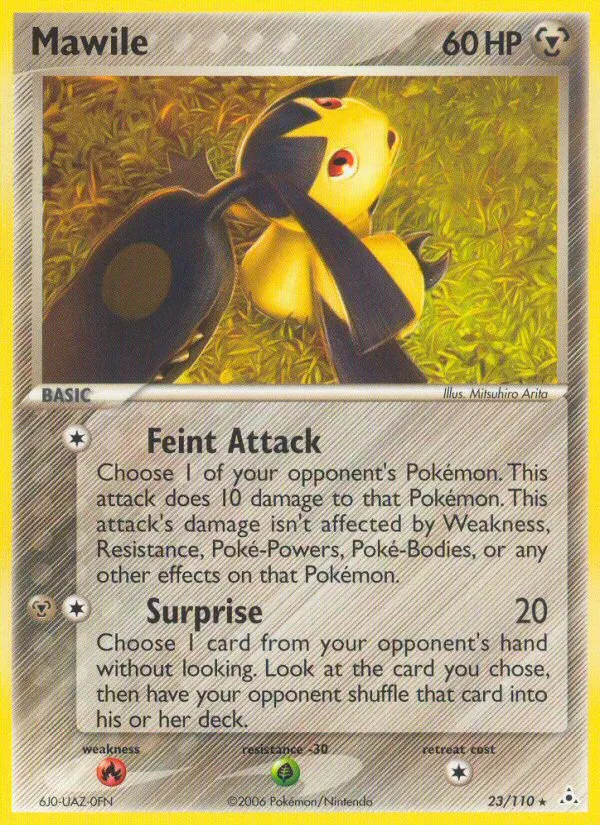2006 Holon Phantoms Mawile Rare #023/110 Rare card image