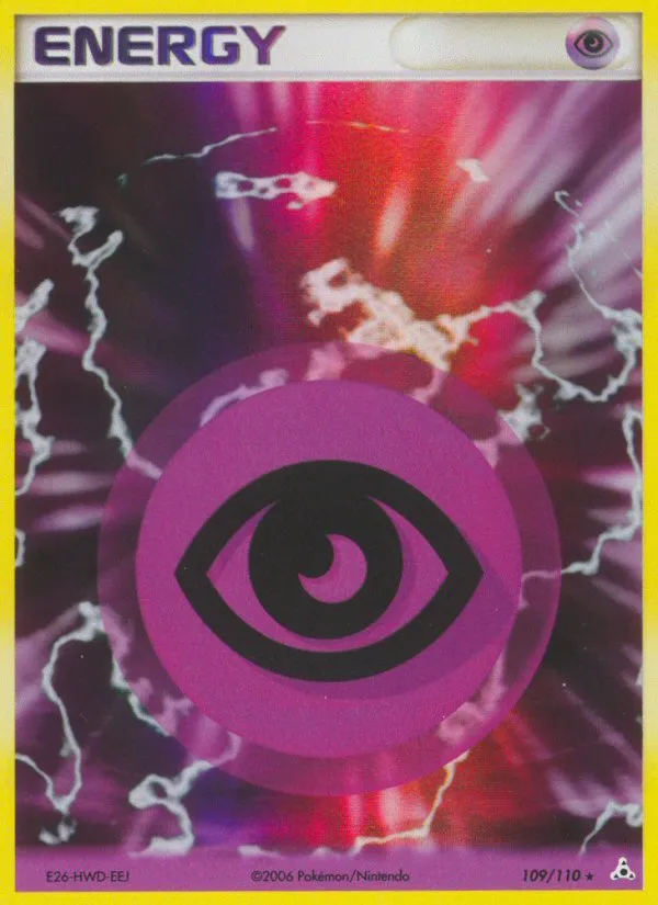 2006 Holon Phantoms Psychic Energy Rare Holo #109/110 Rare Holo card image