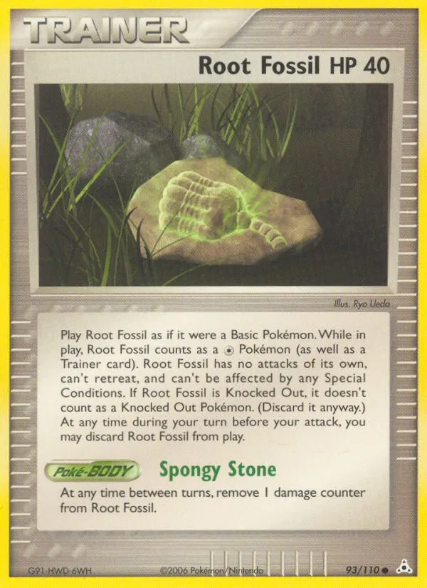 2006 Holon Phantoms Root Fossil Common #093/110 Common card image