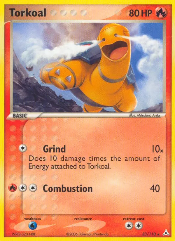 2006 Holon Phantoms Torkoal Rare #033/110 Rare card image