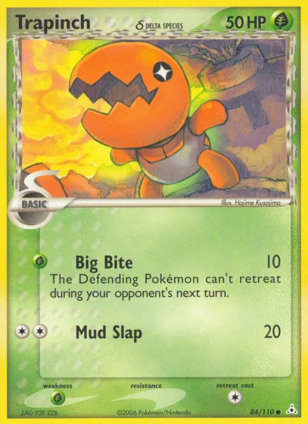 2006 Holon Phantoms Trapinch δ Common #084/110 Common card image