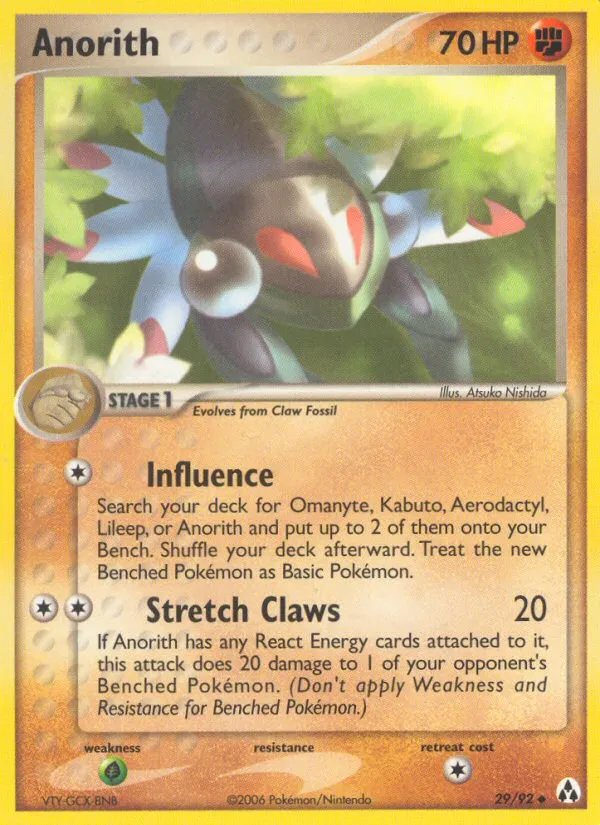 2006 Legend Maker Anorith Uncommon #29/92 Uncommon card image