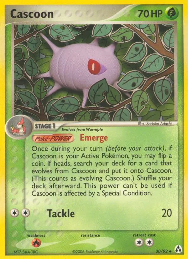 2006 Legend Maker Cascoon Uncommon #30/92 Uncommon card image