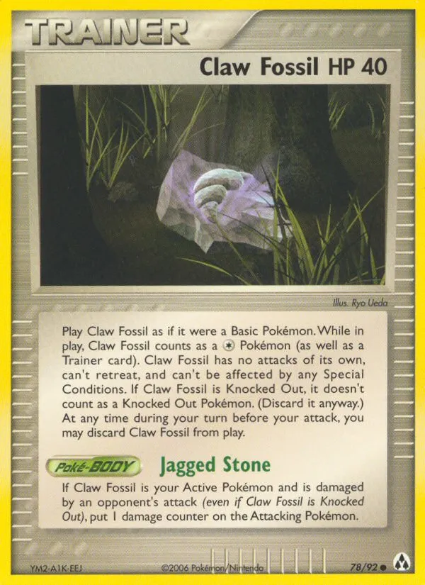 2006 Legend Maker Claw Fossil Common #78/92 Common card image