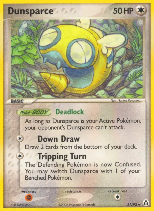2006 Legend Maker Dunsparce Uncommon #31/92 Uncommon card image