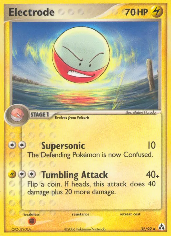 2006 Legend Maker Electrode Uncommon #32/92 Uncommon card image