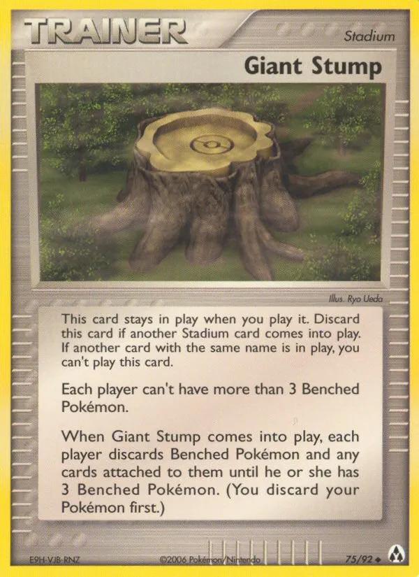 2006 Legend Maker Giant Stump Uncommon #75/92 Uncommon card image