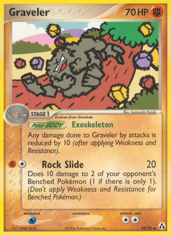 2006 Legend Maker Graveler #34/92 Uncommon card image