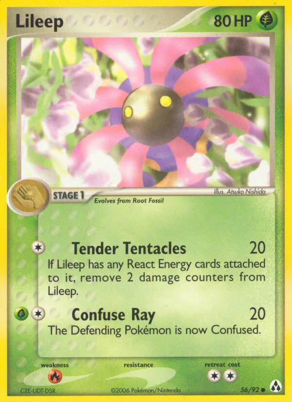 2006 Legend Maker Lileep Common #56/92 Common card image