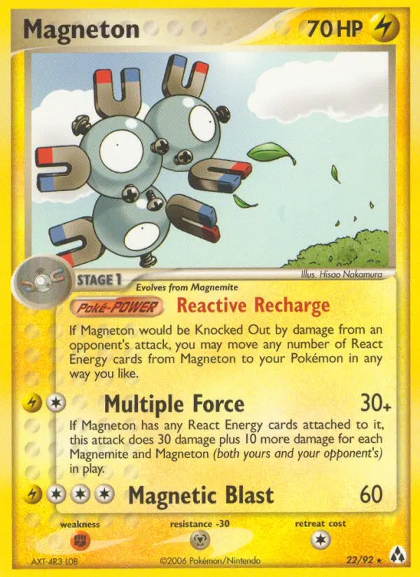 2006 Legend Maker Magneton Rare #22/92 Rare card image