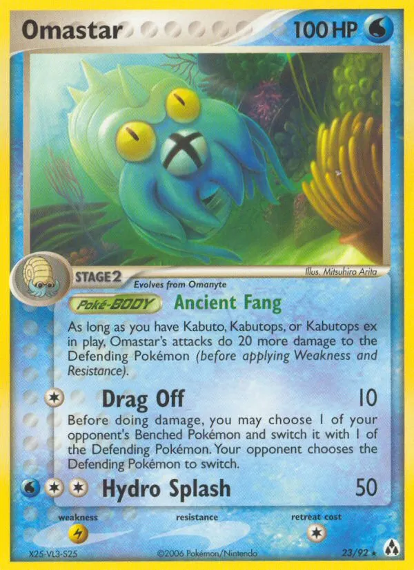 2006 Legend Maker Omastar Rare #23/92 Rare card image