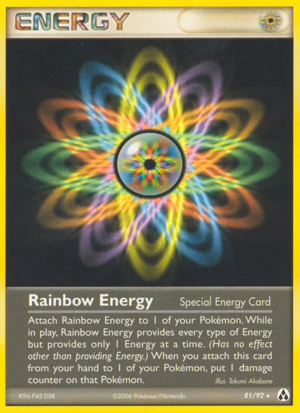 2006 Legend Maker Rainbow Energy Rare #81/92 Rare card image