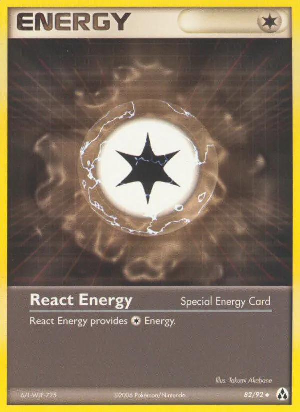 2006 Legend Maker React Energy Uncommon #82/92 Uncommon card image