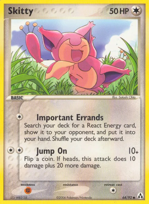 2006 Legend Maker Skitty Common #64/92 Common card image