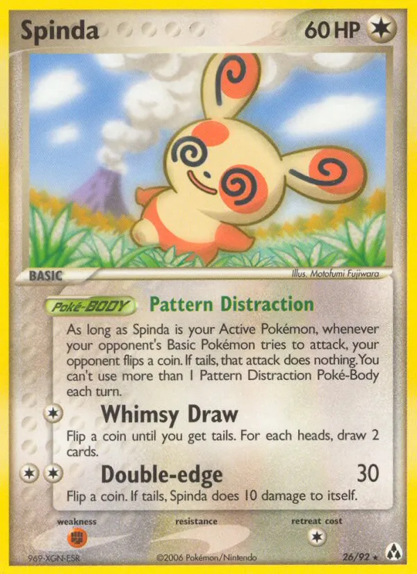 2006 Legend Maker Spinda Rare #26/92 Rare card image
