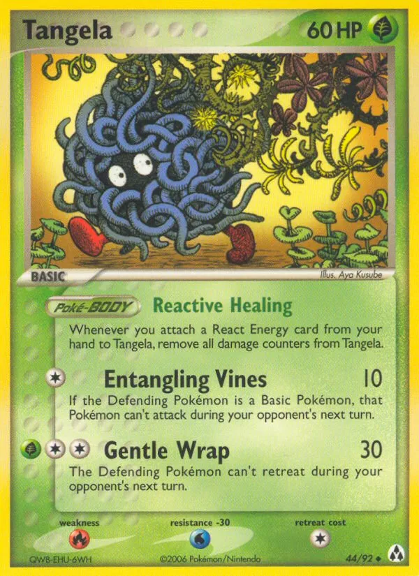 2006 Legend Maker Tangela #44/92 Uncommon card image