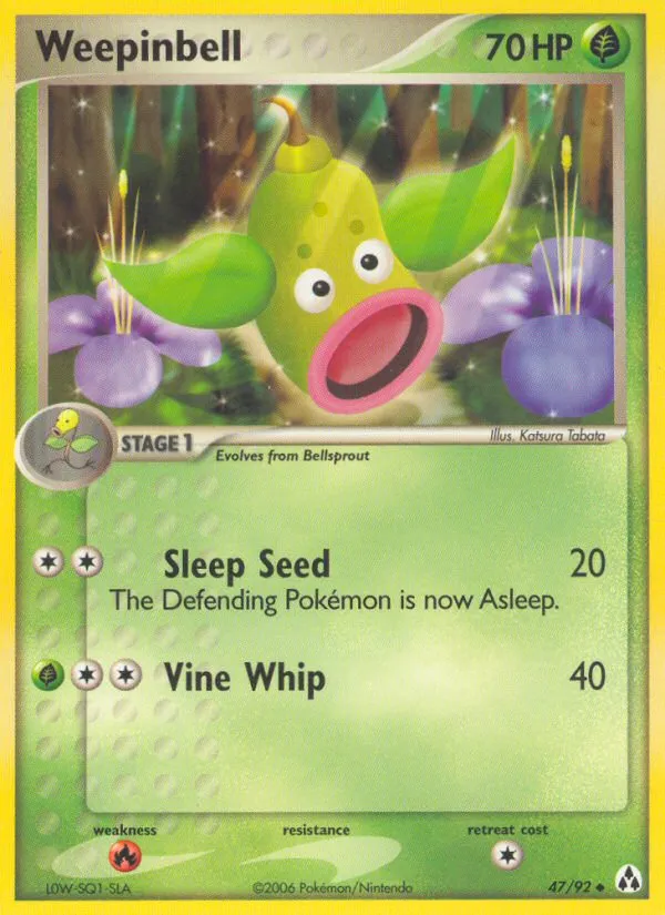 2006 Legend Maker Weepinbell Uncommon #47/92 Uncommon card image