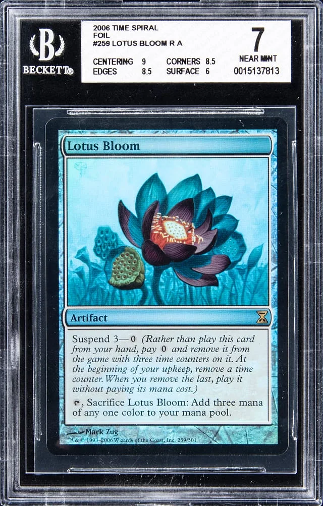 2006 Magic The Gathering Time Spiral Foil Lotus Bloom #250 card image