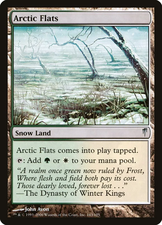 2006 Coldsnap Arctic Flats uncommon #143 uncommon card image