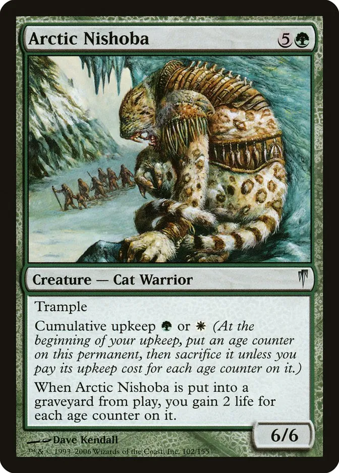 2006 Coldsnap Arctic Nishoba uncommon #102 uncommon card image
