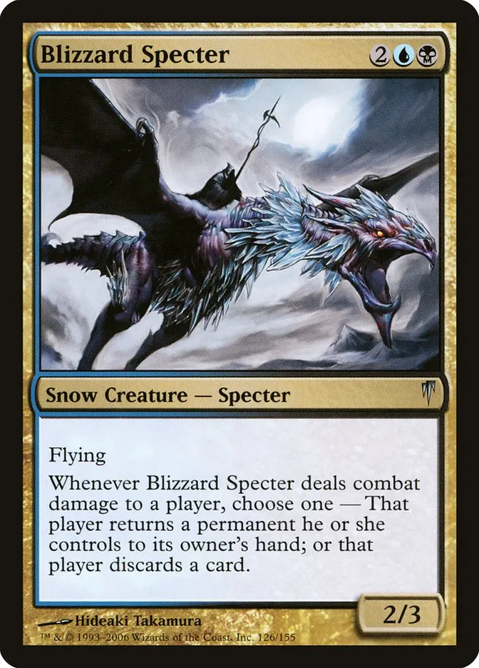 2006 Coldsnap Blizzard Specter #126 uncommon card image
