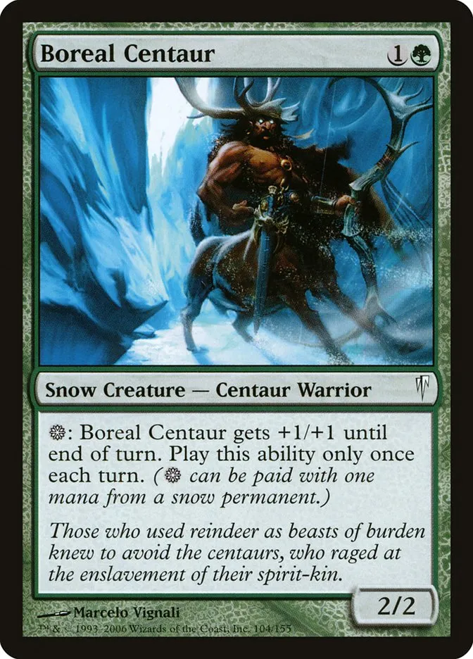 2006 Coldsnap Boreal Centaur common #104 common card image