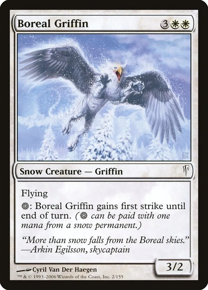 2006 Coldsnap Boreal Griffin common #2 common card image