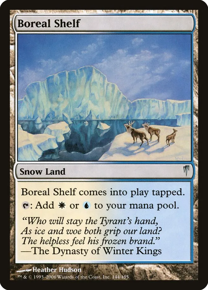 2006 Coldsnap Boreal Shelf uncommon #144 uncommon card image