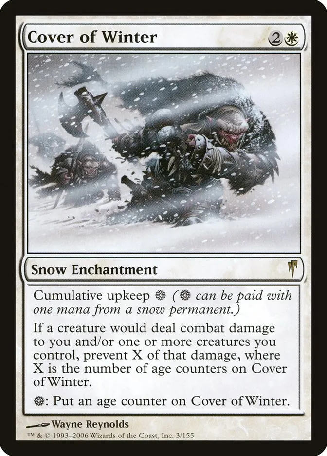 2006 Coldsnap Cover of Winter #3 rare card image