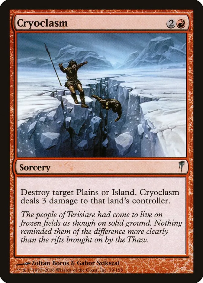 2006 Coldsnap Cryoclasm uncommon #79 uncommon card image
