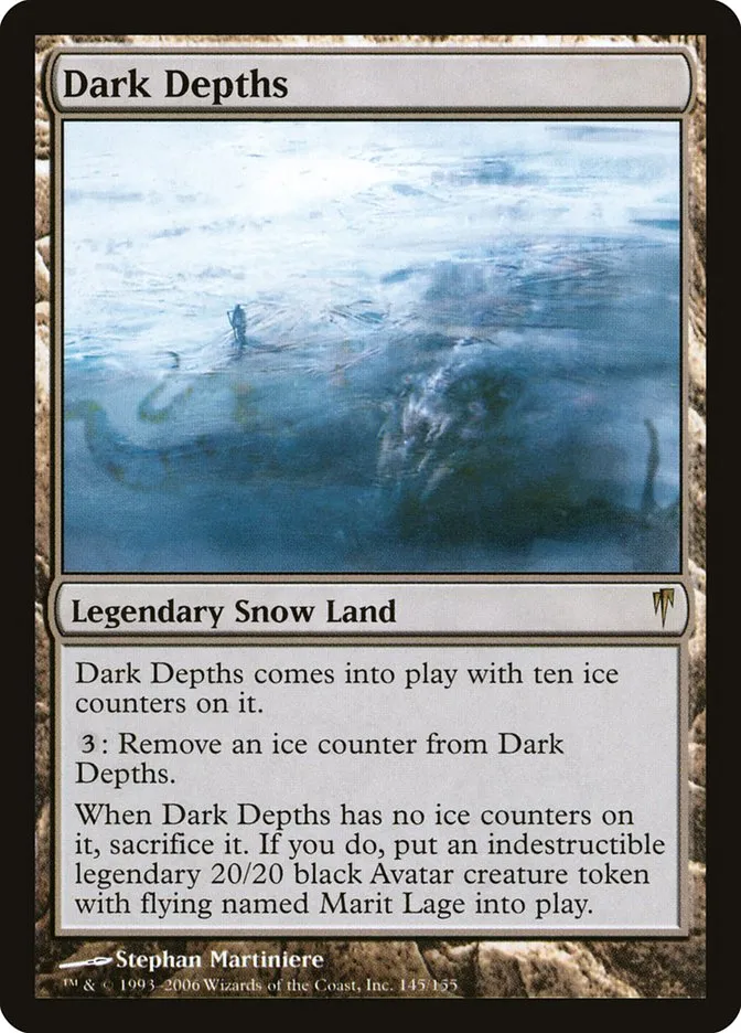 2006 Coldsnap Dark Depths [Foil] rare #145 rare card image