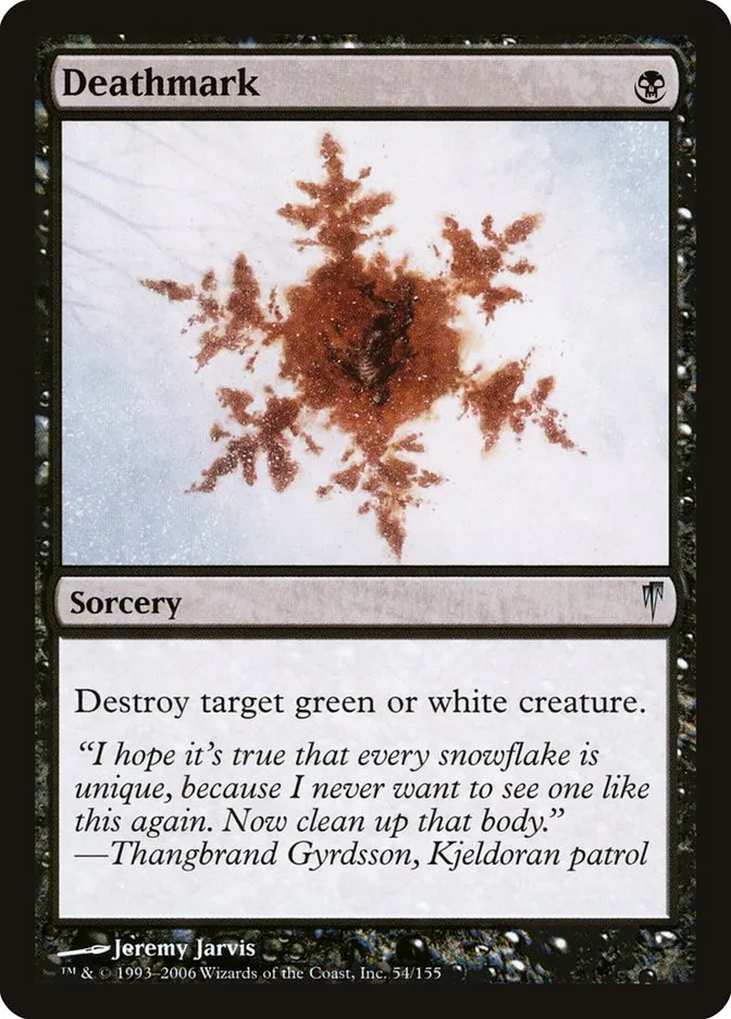 2006 Coldsnap Deathmark uncommon #54 uncommon card image