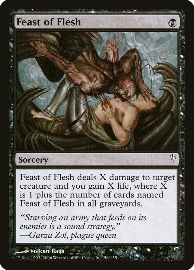 2006 Coldsnap Feast of Flesh #56 common card image