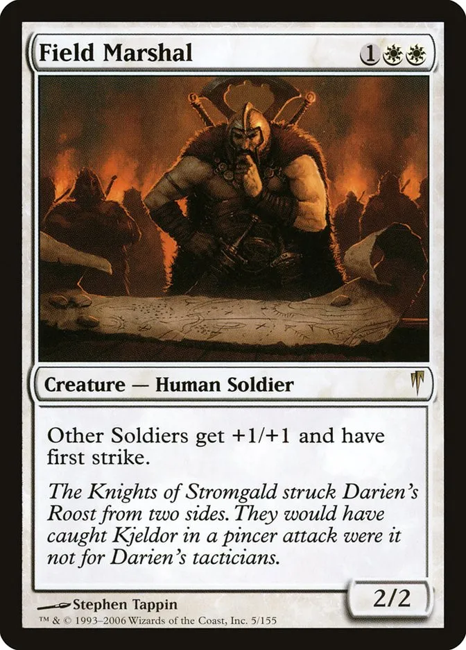 2006 Coldsnap Field Marshal #5 rare card image