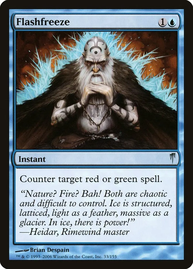 2006 Coldsnap Flashfreeze uncommon #33 uncommon card image