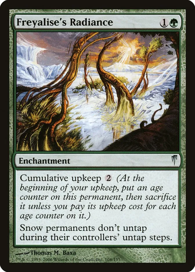 2006 Coldsnap Freyalise's Radiance #108 uncommon card image