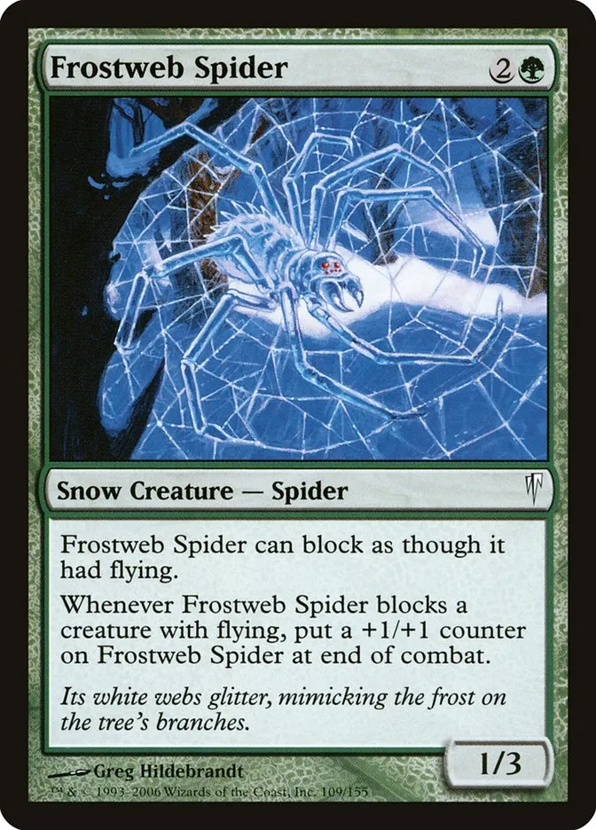 2006 Coldsnap Frostweb Spider common #109 common card image