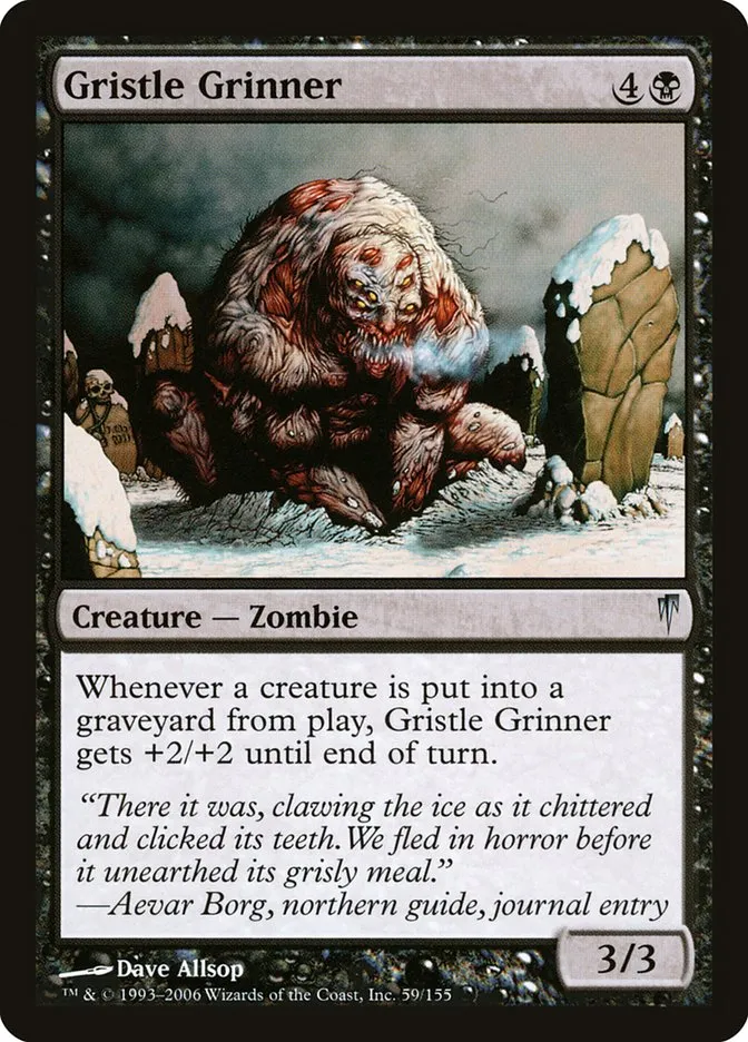 2006 Coldsnap Gristle Grinner #59 uncommon card image