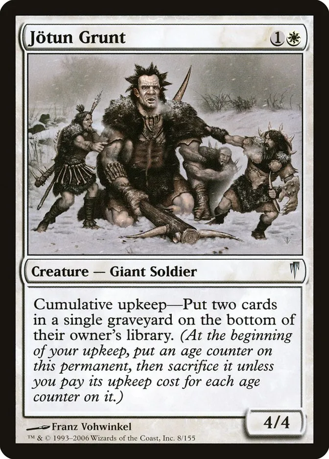 2006 Coldsnap Jötun Grunt #8 uncommon card image
