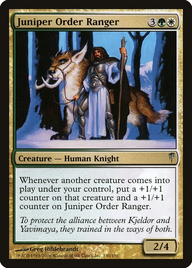 2006 Coldsnap Juniper Order Ranger uncommon #130 uncommon card image